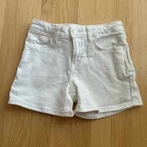 Gap kids, girls white jean shorts in size 8